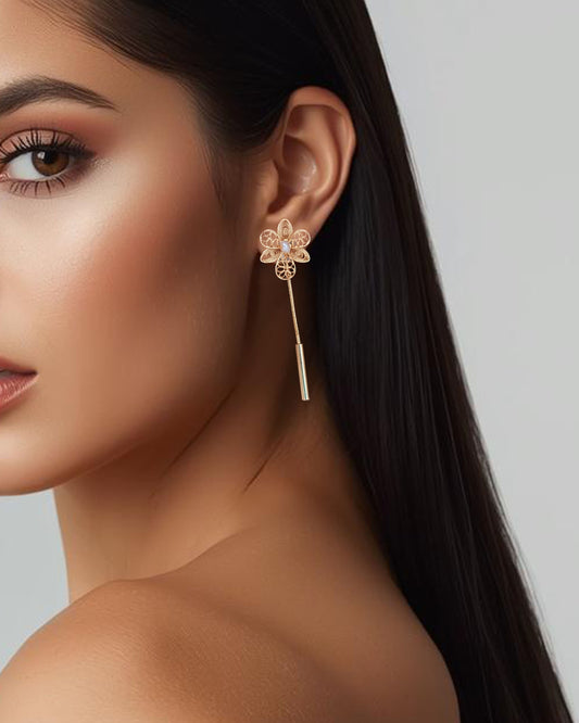 Aretes filigrana doble función Esther