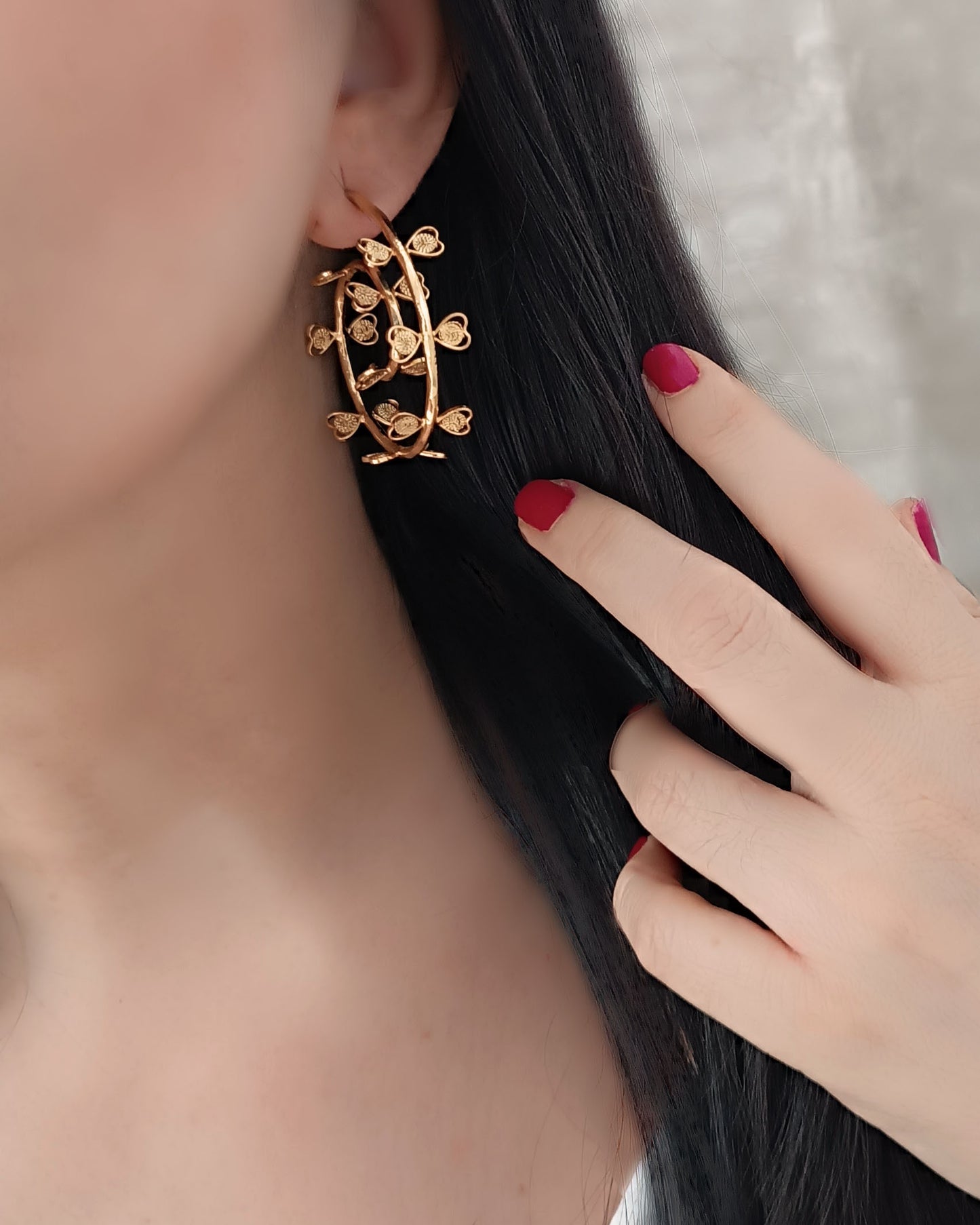 Candongas en filigrana Jandin