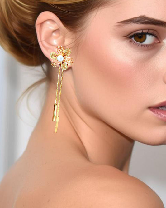 Aretes filigrana doble función; Elia