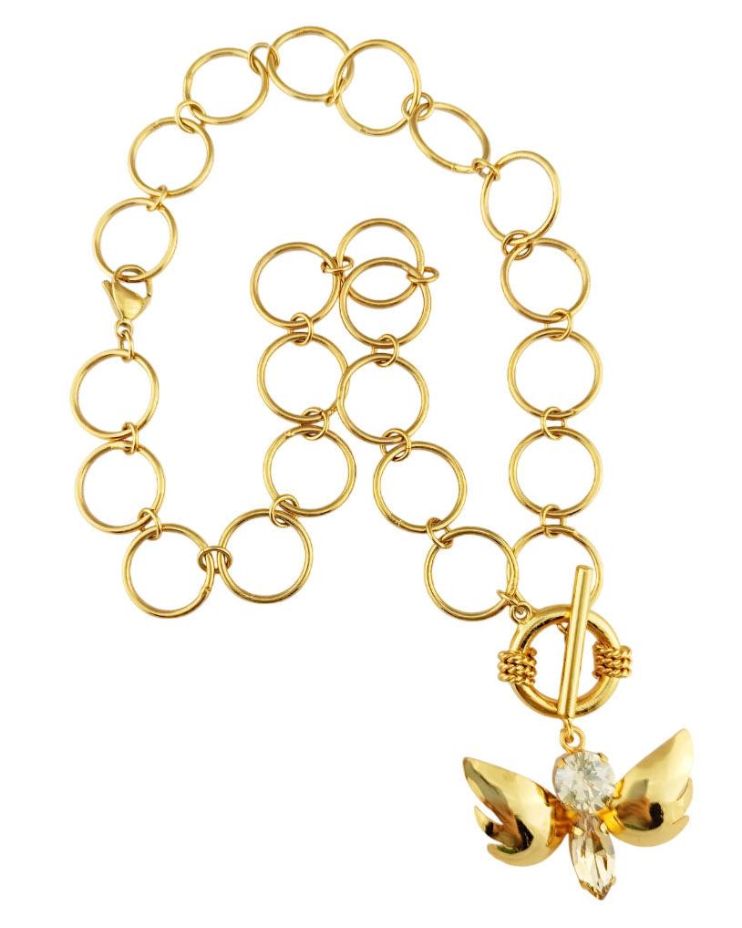 Collar eslabones y ángel Vilma