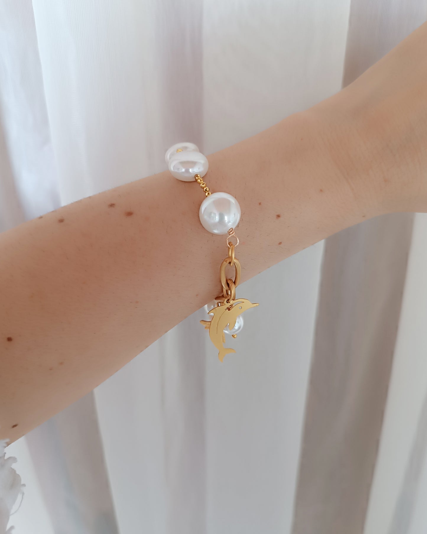 Manilla perlas y cadena Rosita