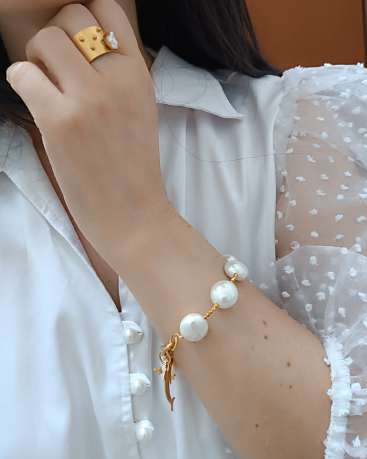 Manilla perlas y cadena Rosita