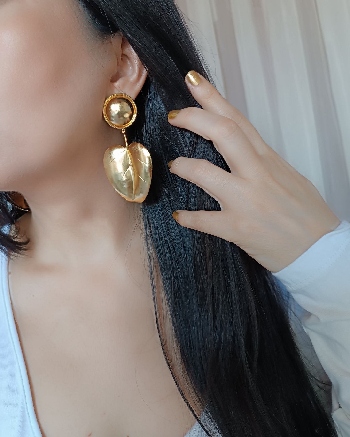 Aretes Hoja Lucinda
