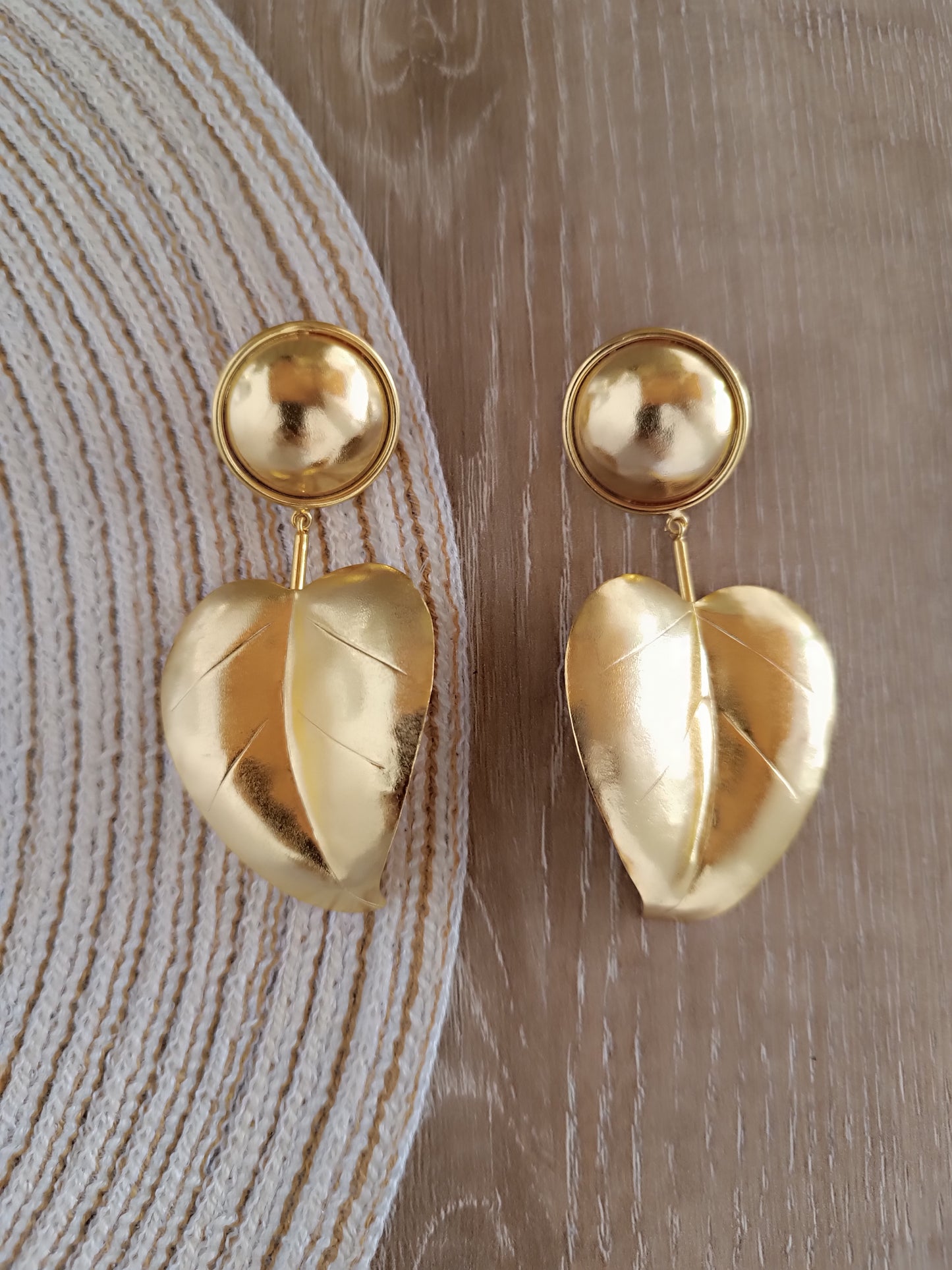 Aretes Hoja Lucinda
