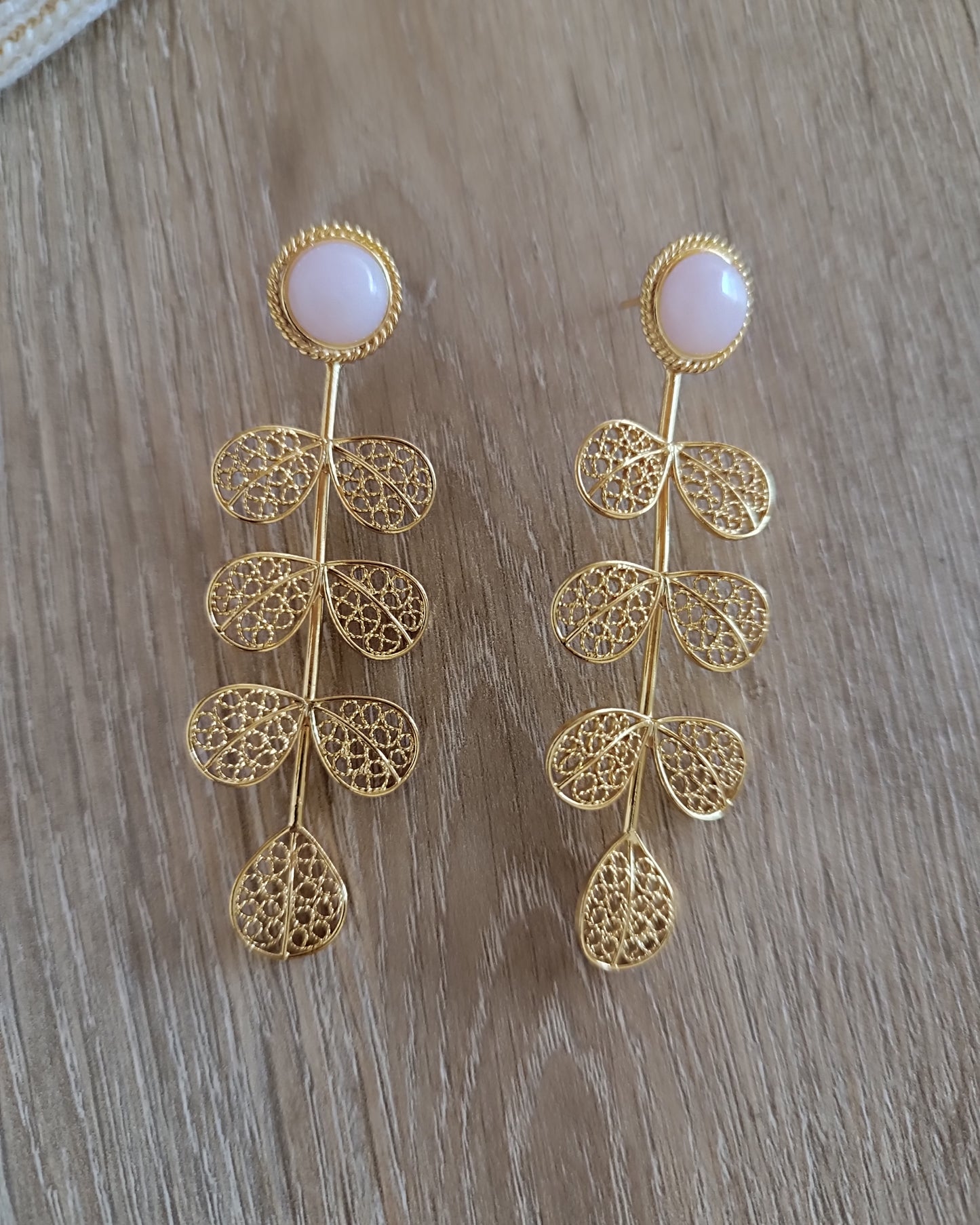 Aretes largos filigrana Hada