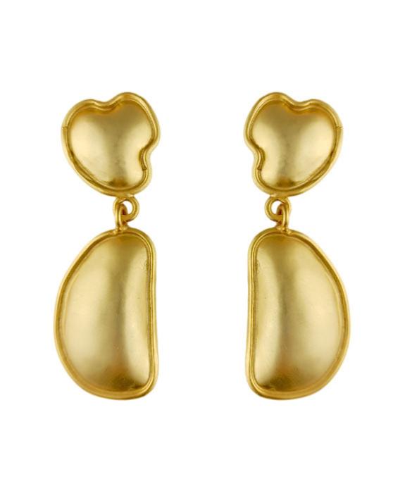 Aretes dorados Barbara