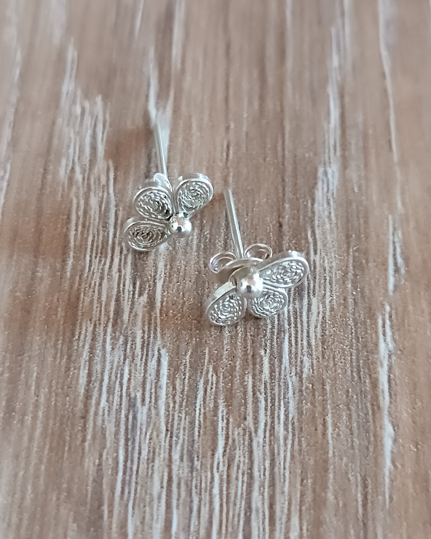 Aretes Mini en plata ley 950 Julia