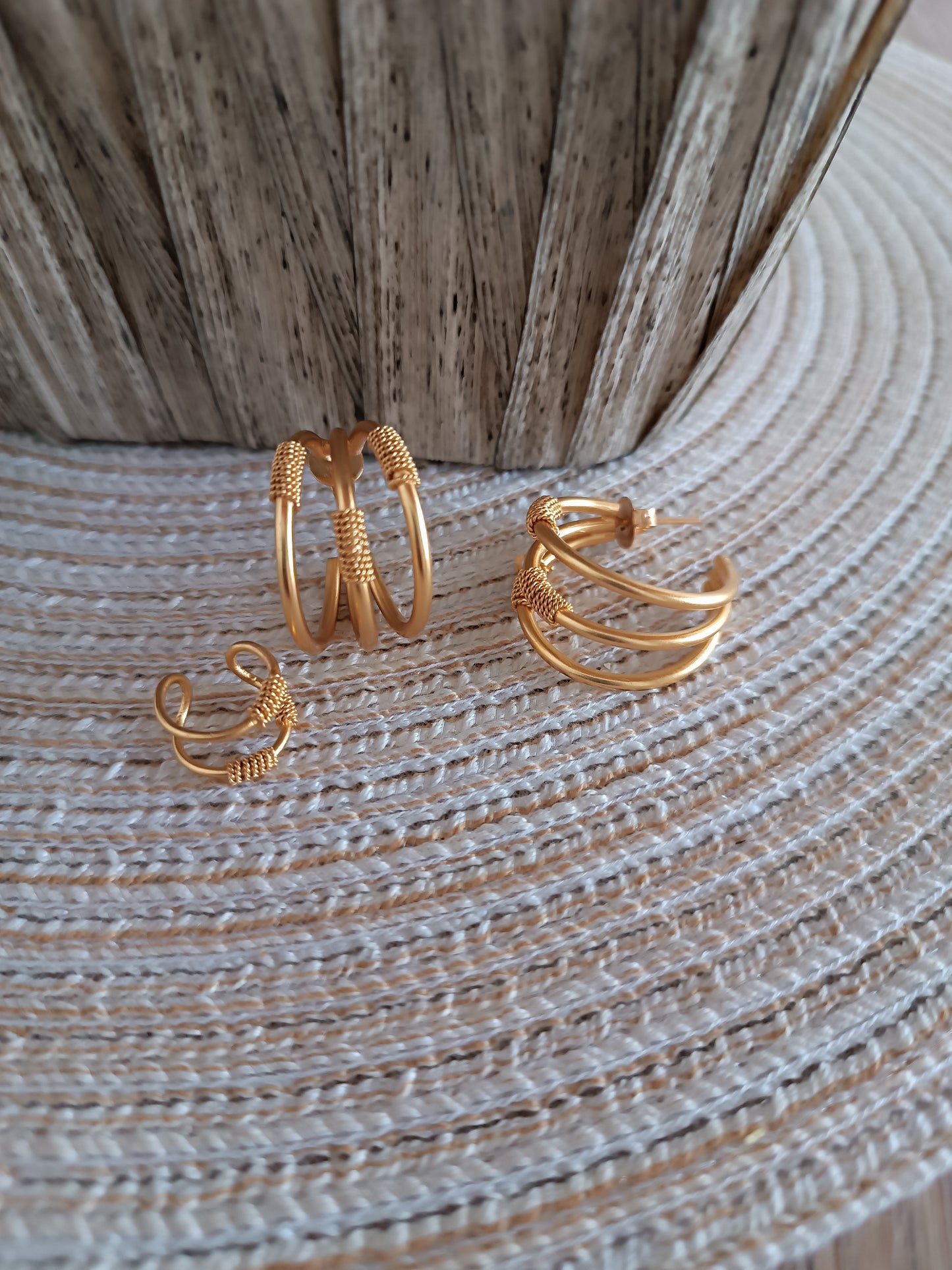 Candonga triple aro mas Earcuff
