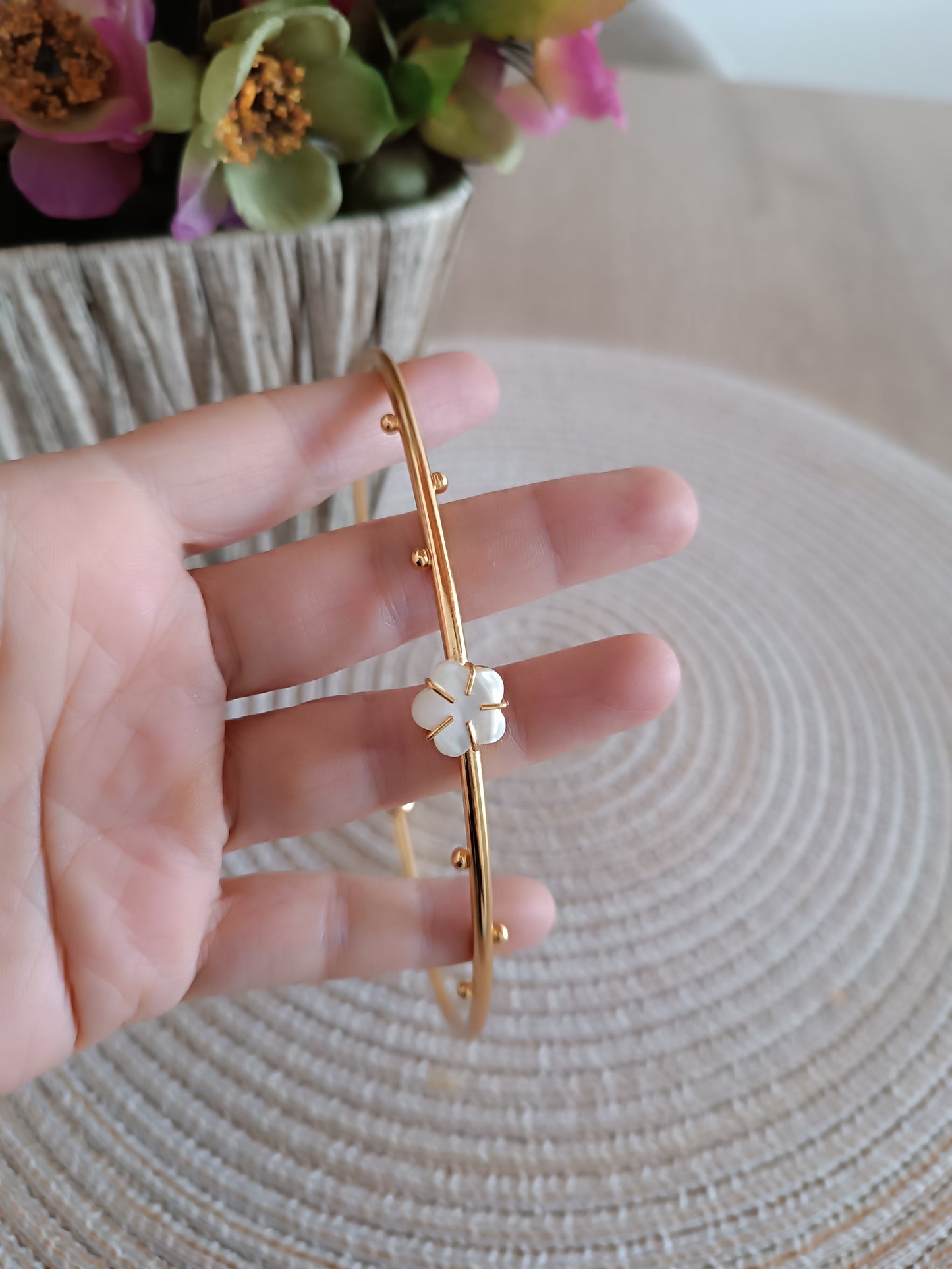 Choker Mariana con nacar