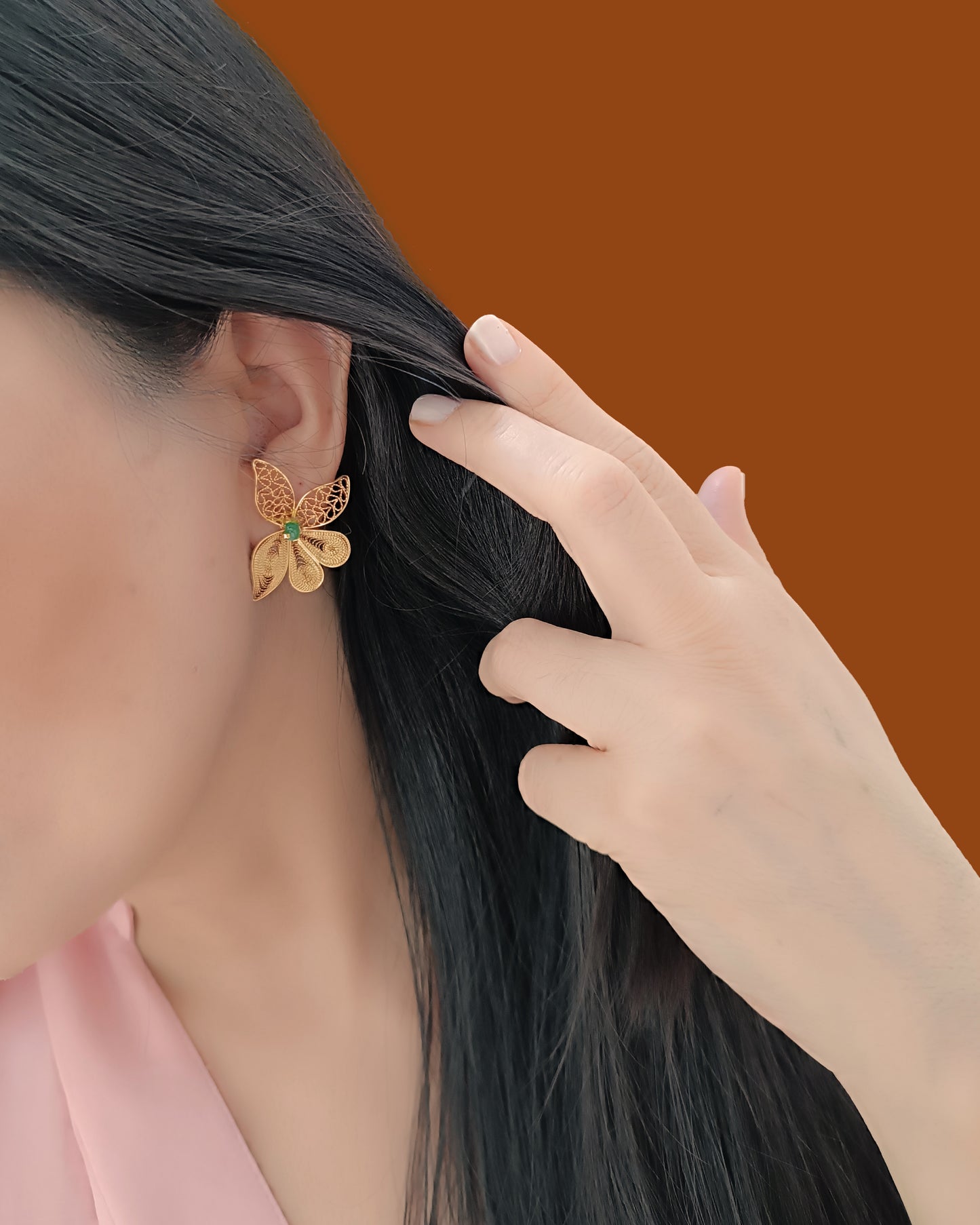 Aretes filigrana topo Imperial