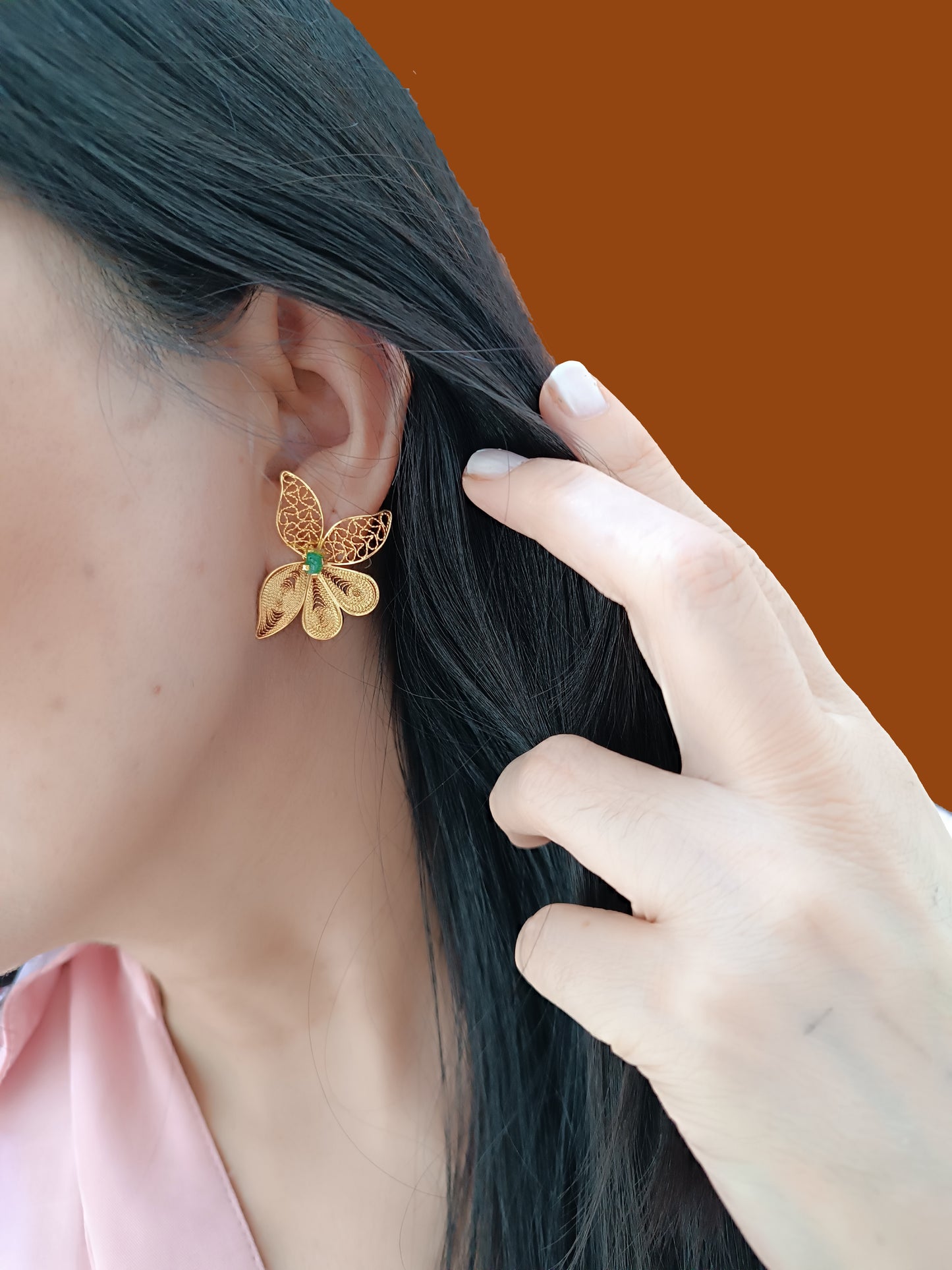 Aretes filigrana topo Imperial