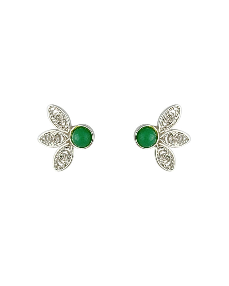 Aretes filigrana plata de ley 950 Amelia