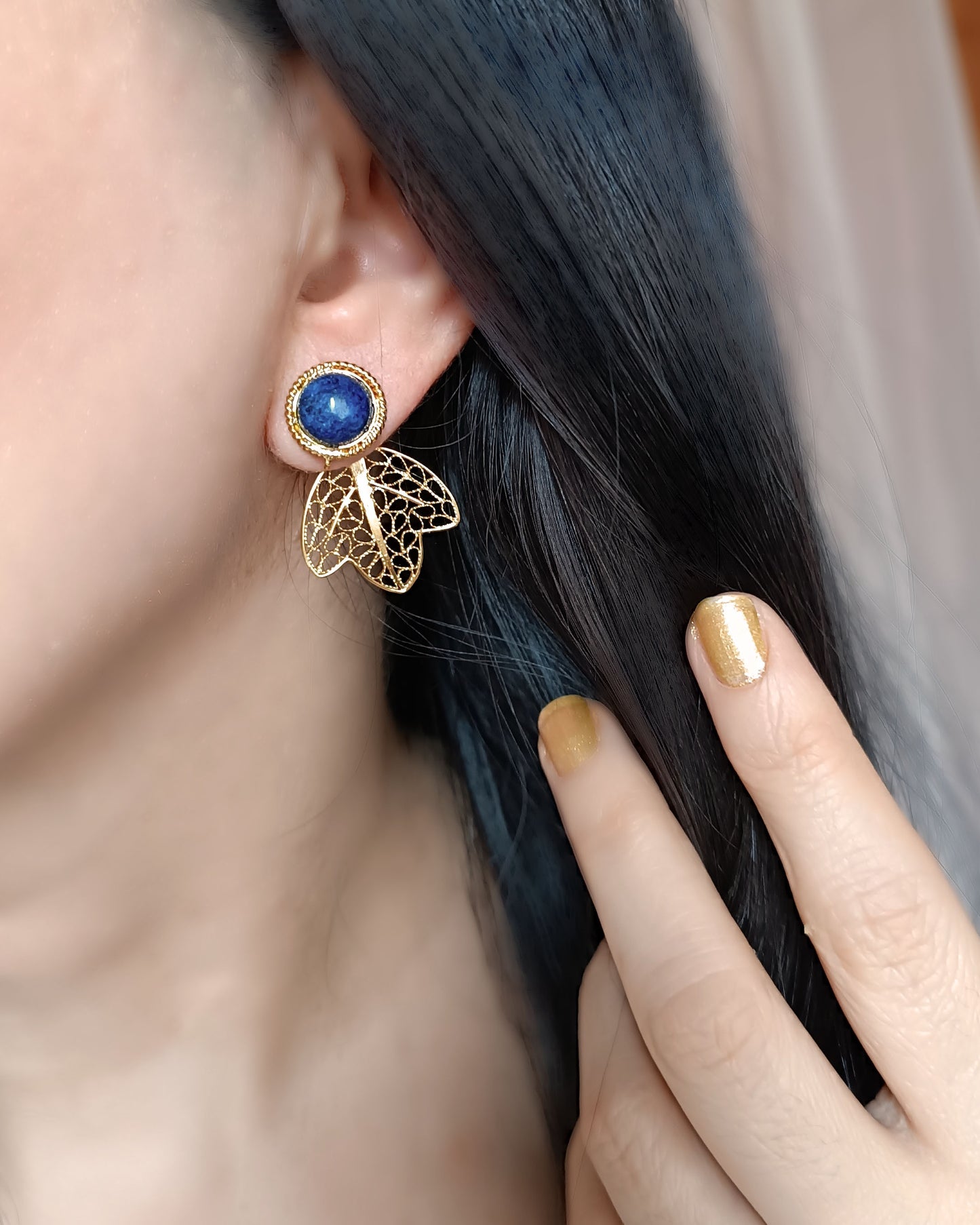 Aretes filigrana multifuncionales Belisa