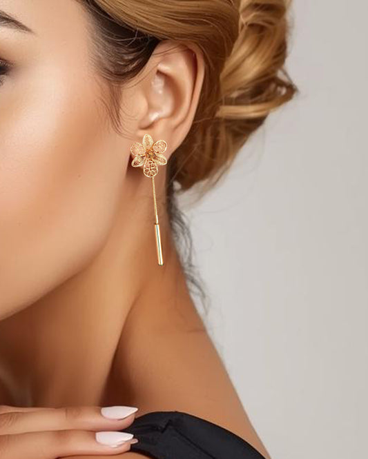 Aretes filigrana doble función Esther