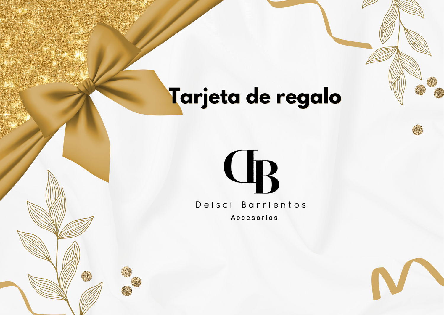 Tarjetas de regalo- DB accesorios