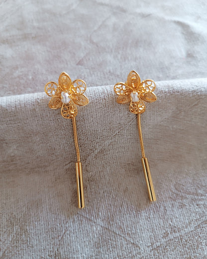 Aretes filigrana doble función Esther