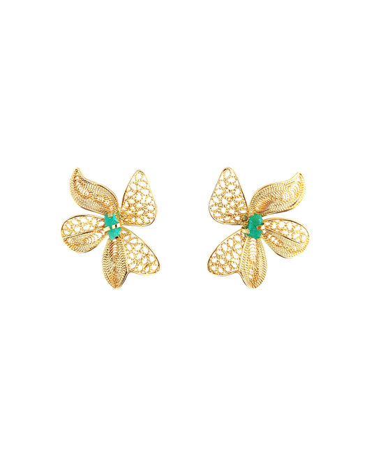 Aretes filigrana topo Dinastia
