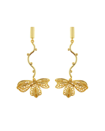 Aretes largo filigrana, Omaira