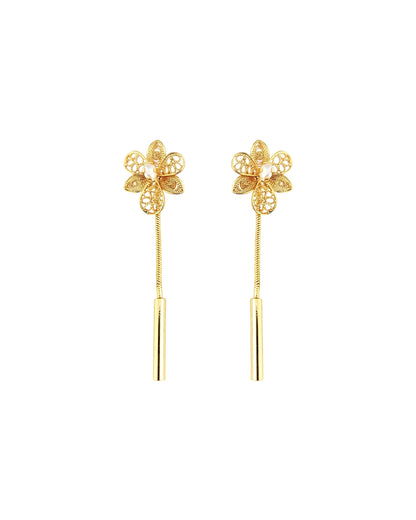 Aretes filigrana doble función Esther