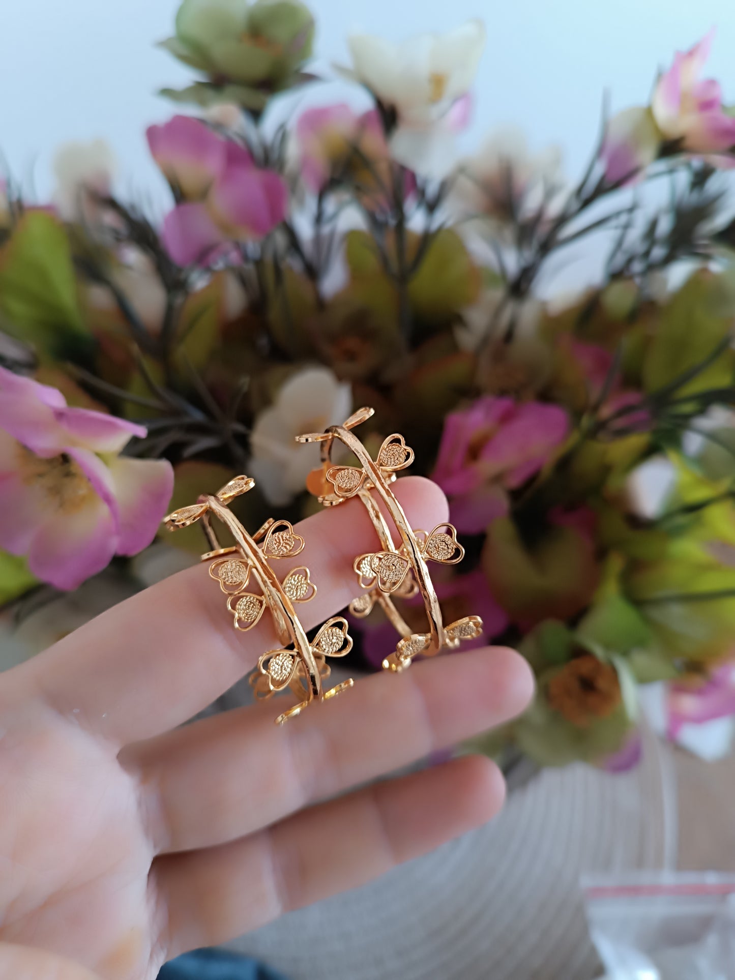 Candongas en filigrana Jandin