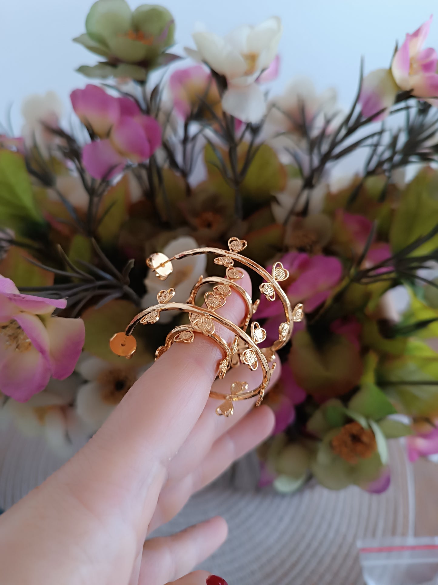 Candongas en filigrana Jandin