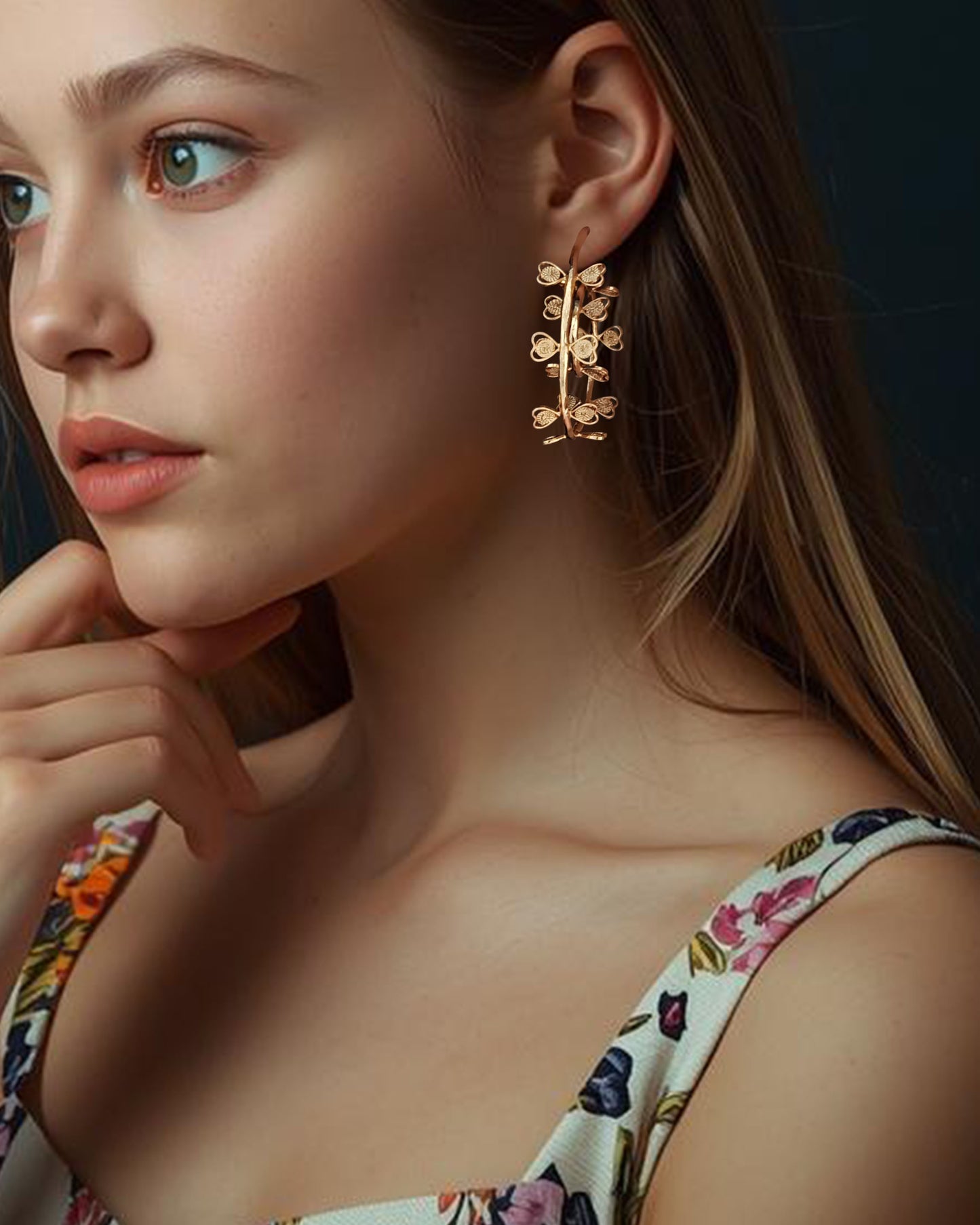 Candongas en filigrana Jandin