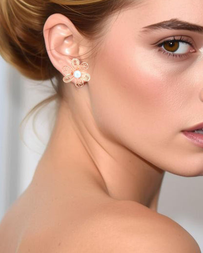 Aretes filigrana doble función; Elia