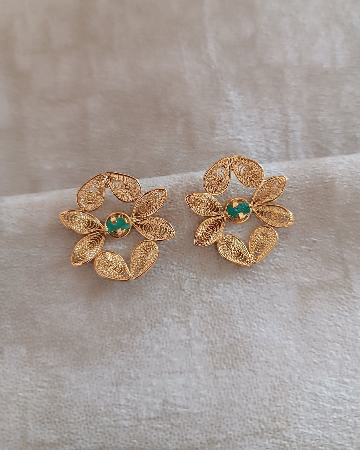 Aretes en filigrana Gregory