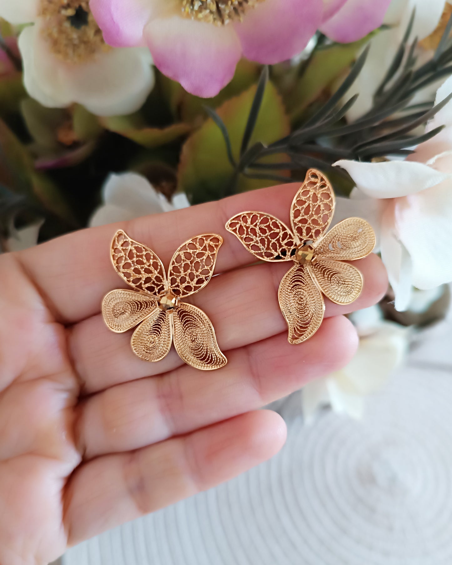 Aretes filigrana topo Imperial