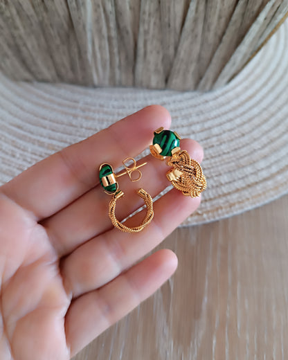 Candongas trenzadas, Olivia