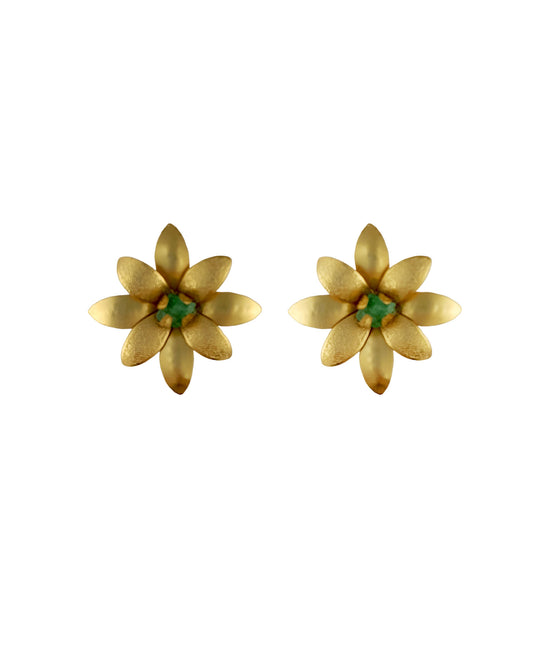 Aretes Topos flores Pentas