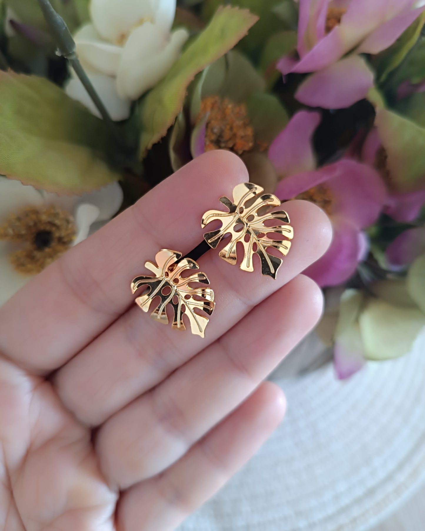 Aretes básicos Hoja Rota