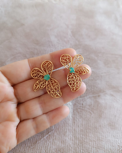 Aretes filigrana topo Amelia