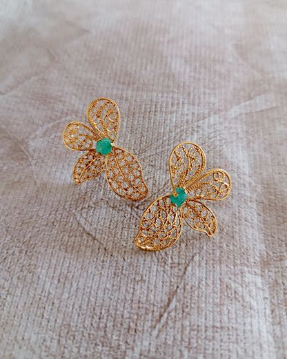 Aretes filigrana topo Amelia
