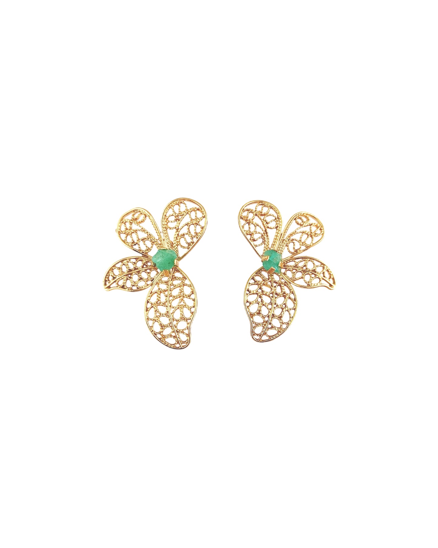 Aretes filigrana topo Amelia