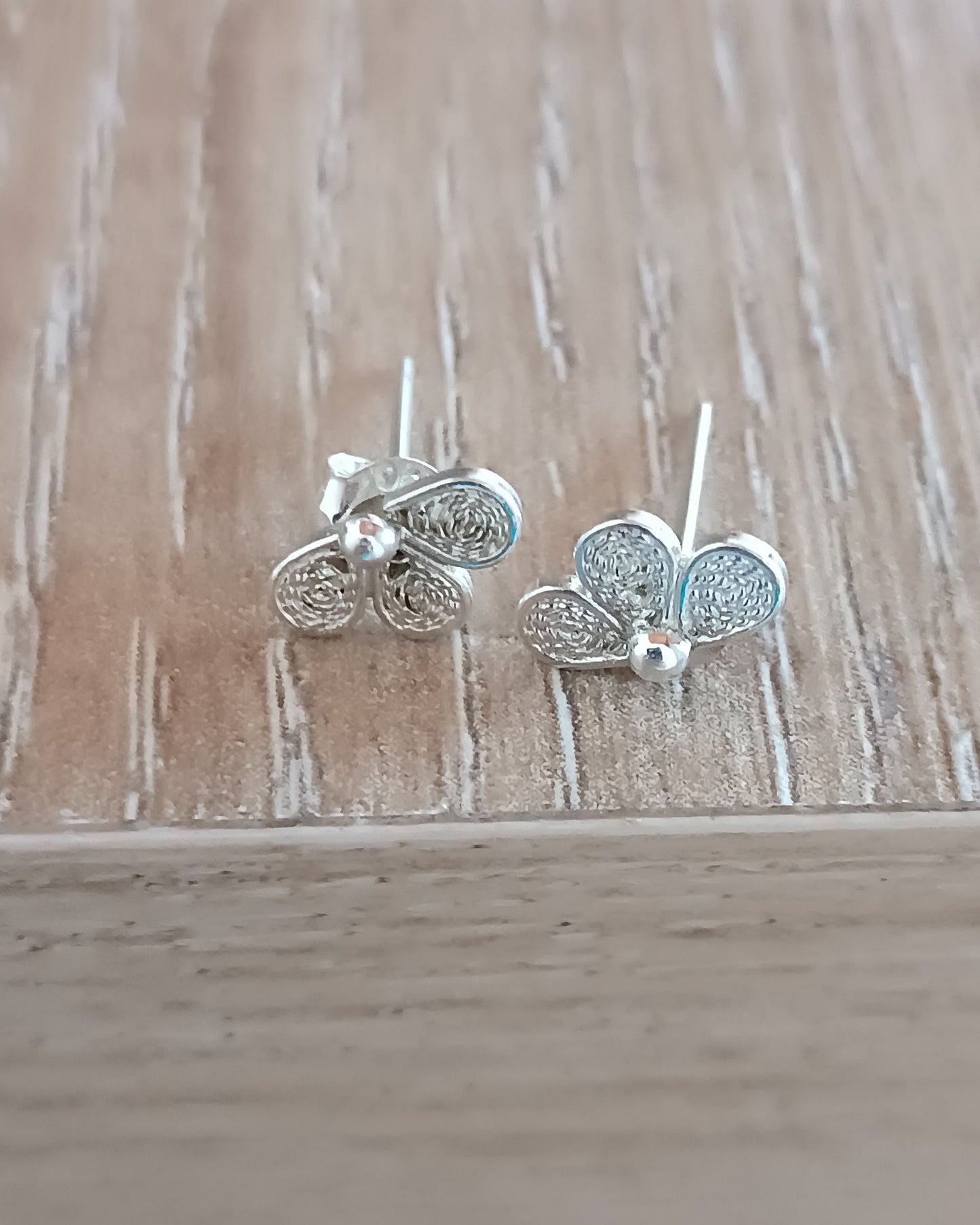 Aretes Mini en plata ley 950 Julia