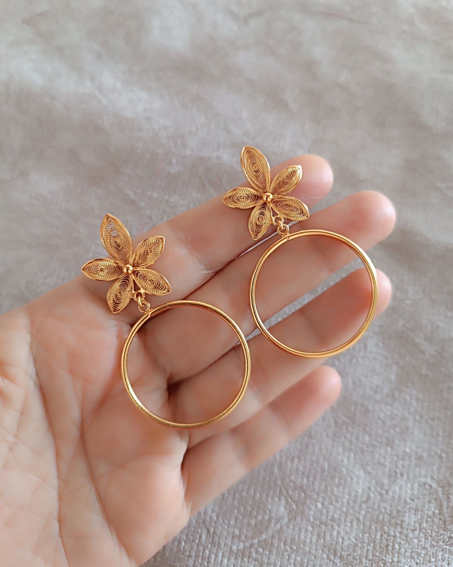 Aretes filigrana Tania