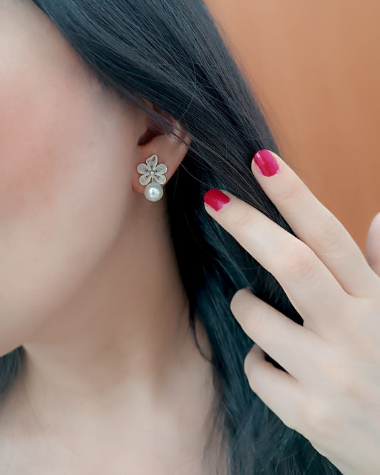 Aretes filigrana plata ley 950 Vega