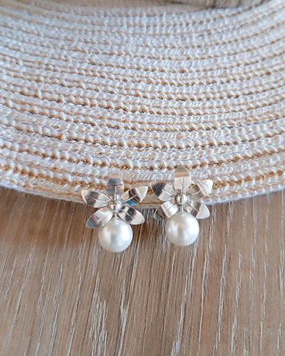 Aretes de plata ley 950 Lola