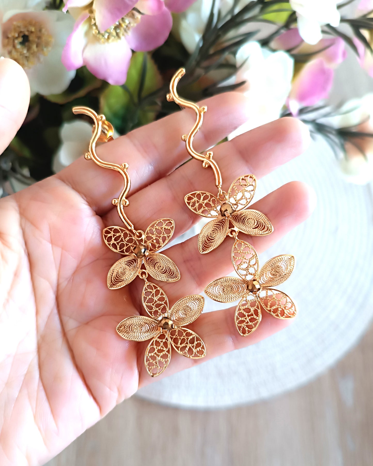 Aretes filigrana Constanza