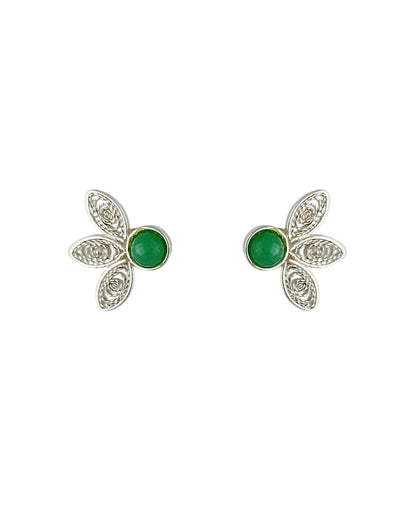 Aretes filigrana plata de ley 950 Amelia