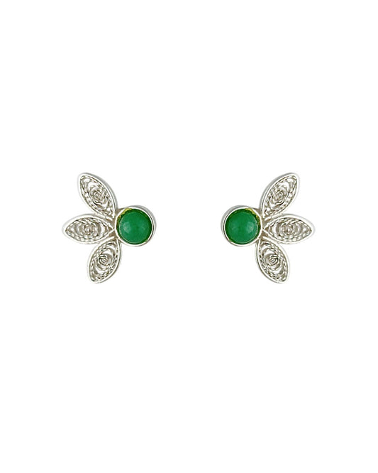Aretes filigrana plata de ley 950 Amelia