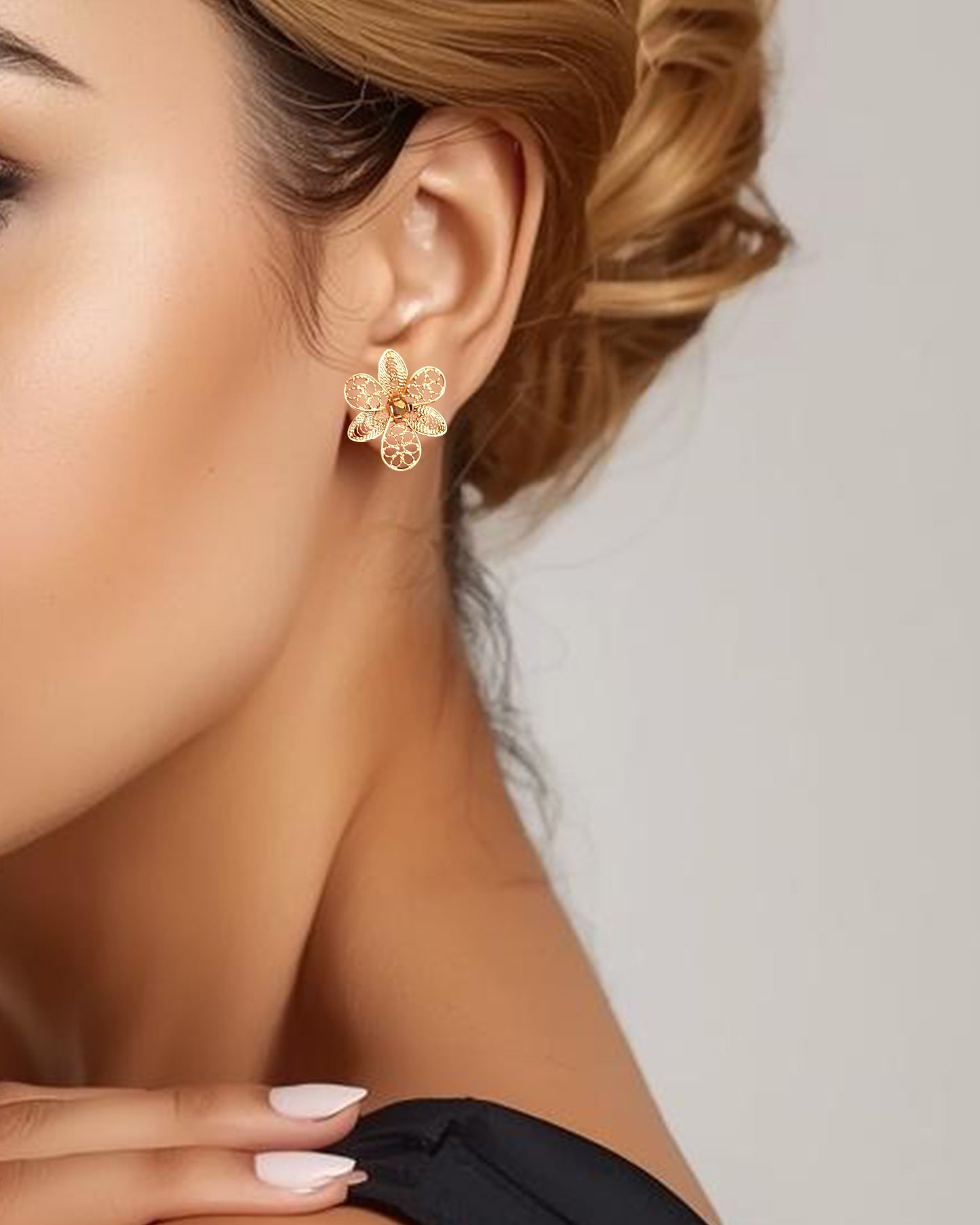 Aretes filigrana doble función Esther
