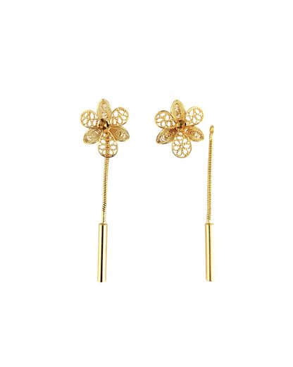 Aretes filigrana doble función Esther
