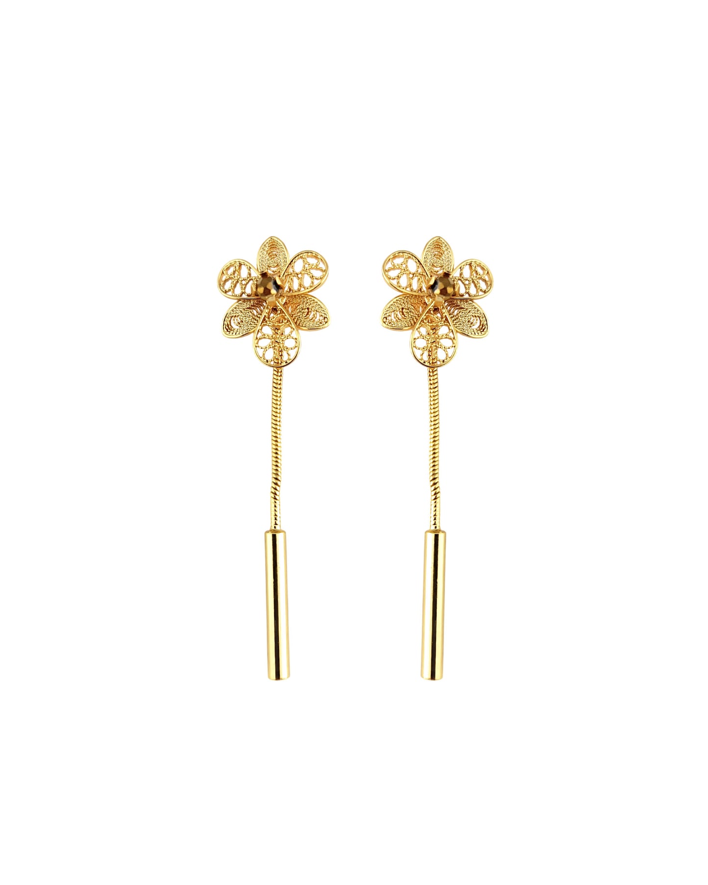 Aretes filigrana doble función Esther