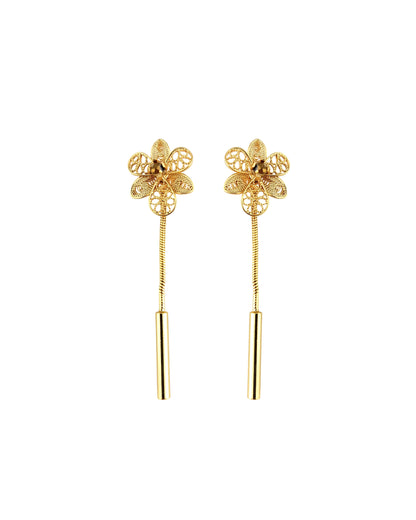 Aretes filigrana doble función Esther